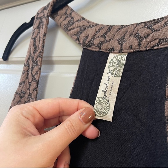 FREE PEOPLE | Brown mini dress - Picture 7 of 9